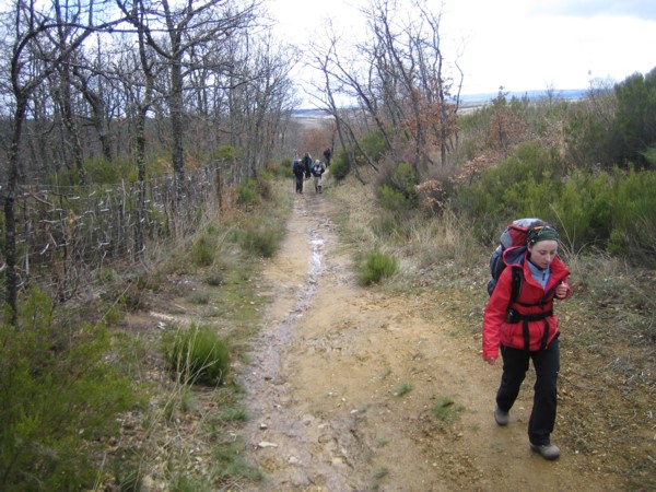 Subiendo a Rabanal del Camino