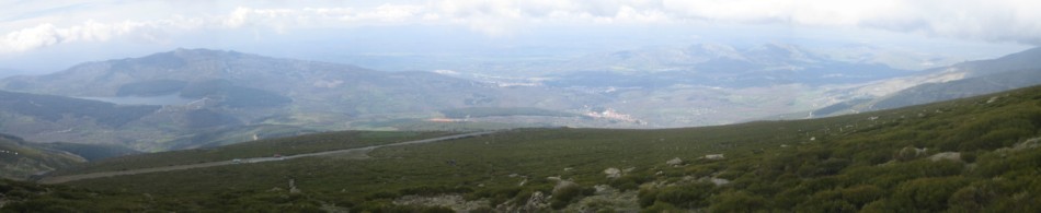 Panor&aacute;mica de la subida al Calvitero